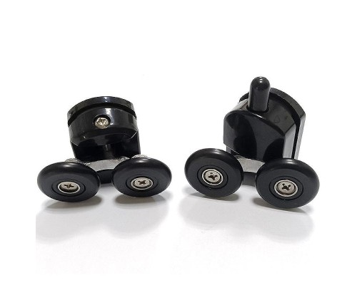 Душевой уголок Abber Schwarzer Diamant 130x100 AG30130B5-S100B5 профиль Черный стекло прозрачное