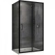 Душевой уголок Abber Schwarzer Diamant 120x70 AG30120B5-S70B5 профиль Черный стекло прозрачное