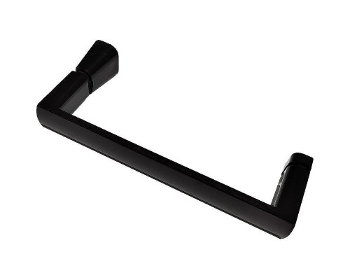 Душевой уголок Abber Schwarzer Diamant 140x50 AG30140B5-S50B5 профиль Черный стекло прозрачное