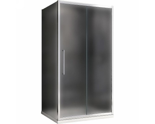 Душевой уголок Abber Schwarzer Diamant 110x60 AG30110MH-S60M профиль Хром стекло матовое