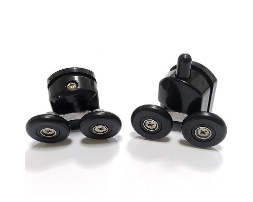 Душевой уголок Abber Schwarzer Diamant 130x50 AG30130BH-S50B профиль Черный стекло прозрачное