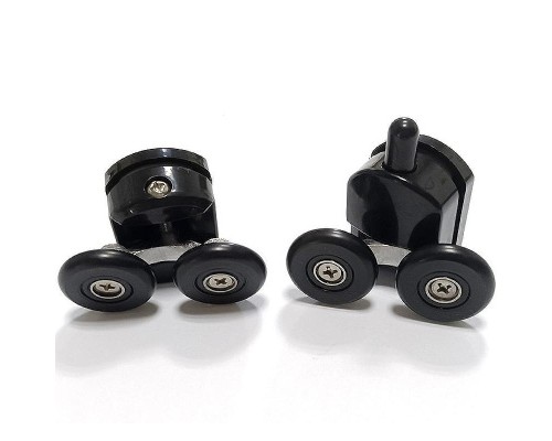 Душевой уголок Abber Schwarzer Diamant 100x50 AG30100BH-S50B-S50B профиль Черный стекло прозрачное