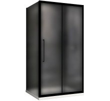 Душевой уголок Abber Schwarzer Diamant 100x100 AG30100BMH-S100BM профиль Черный стекло матовое