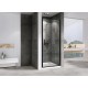 Душевая дверь Abber Sonnenstrand 90 AG04090B профиль Черный стекло прозрачное