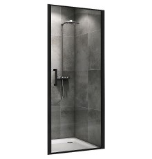 Душевая дверь Abber Sonnenstrand 100 AG04100B профиль Черный стекло прозрачное