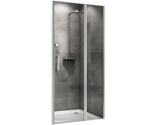 Душевая дверь Abber Sonnenstrand 100 AG04100S профиль Хром стекло прозрачное