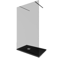 Душевая перегородка Allen Brau Infinity 2 120 3.21044.BA.T профиль Серебро браш стекло тонированное