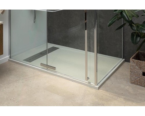 Душевая стенка Allen Brau Priority 80 3.31013.00 профиль Хром стекло прозрачное