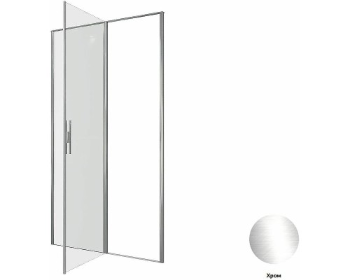 Душевая дверь Allen Brau Priority 120 3.31031.00 профиль Хром стекло прозрачное