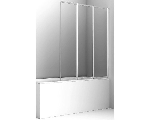 Шторка на ванну Ambassador Bath Screens 90х140 16041113 профиль Хром стекло прозрачное