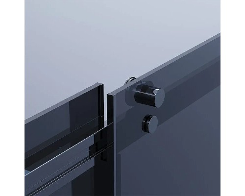 Душевая дверь Ambassador Benefit 150 19022204HBB профиль Черный cтекло тонированное