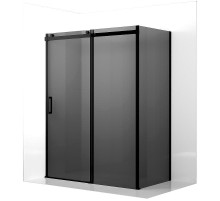 Душевой уголок Ambassador Benefit 150x100 19022204HBB-100HBB профиль Черный стекло тонированное