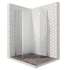 Душевой уголок Ambassador Diamond 90х90 12011111R профиль Хром стекло прозрачное