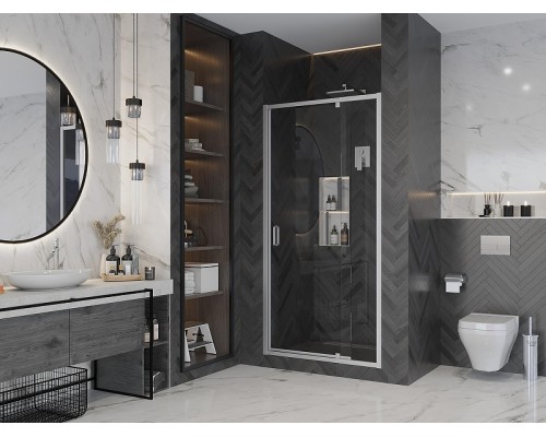 Душевая дверь Ambassador Elysium 100 111021104KX профиль Хром cтекло прозрачное