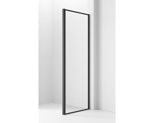 Душевая стенка Ambassador Forsa 80 80AB профиль Черный cтекло прозрачное