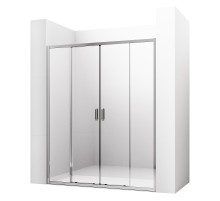 Душевая дверь Ambassador Forsa 150 17021110AX профиль Хром cтекло прозрачное