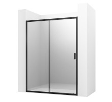 Душевая дверь Ambassador Forsa 100 17021216AB профиль Черный cтекло прозрачное