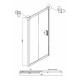 Душевой уголок Ambassador Forsa 160х110 17021122AX-110AX профиль Хром стекло прозрачное