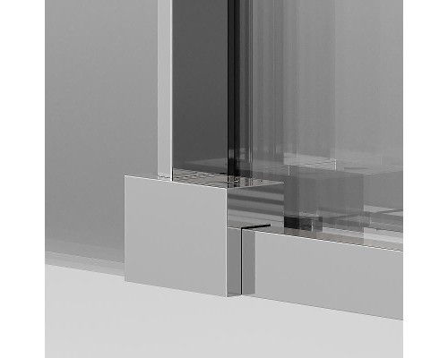 Душевой уголок Ambassador Intense 140x80 110021103IX-80IX профиль Хром стекло прозрачное