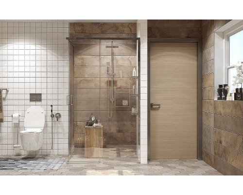 Душевой уголок Ambassador Queen 120х80 11011106R профиль Хром стекло прозрачное