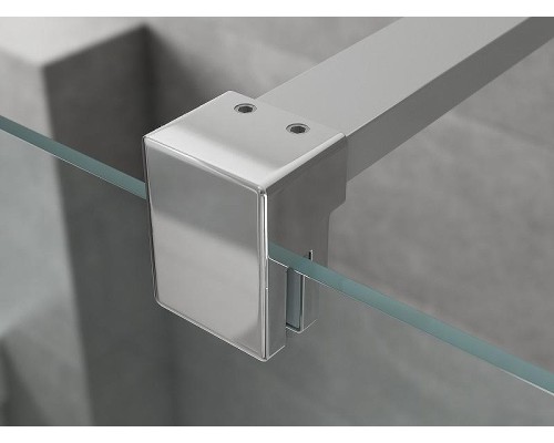 Душевая перегородка Ambassador Walk-in 90х200 15031105 профиль Хром стекло прозрачное