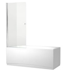 Шторка на ванну Aquanet Alfa NF6211 75 00196050 профиль Хром стекло прозрачное