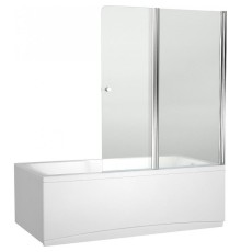 Шторка на ванну Aquanet Alfa 4 NF6222 Pivot 122 00196049 профиль Хром стекло прозрачное