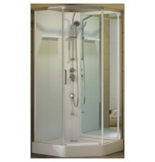 Душевая дверь для кабины Aquanet Passion P 2.0 №1/4 263879 профиль Серебро стекло прозрачное