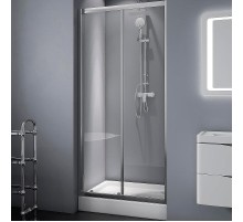 Душевая дверь BelBagno Due 140 DUE-BF-1-140-C-Cr профиль Хром стекло прозрачное