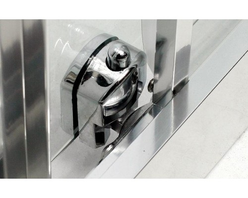 Душевая дверь BelBagno Due 140 DUE-BF-1-140-C-Cr профиль Хром стекло прозрачное