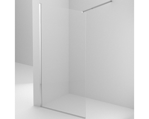 Душевая перегородка BelBagno Kraft 80 KRAFT-L-1-80-C-Cr профиль Хром стекло прозрачное