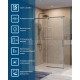 Душевой уголок BelBagno Soft Close-1 130x90 SOFT_CLOSE-1-AH-1-130/90-C-GM профиль Оружейная сталь стекло прозрачное