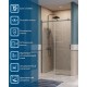 Душевая дверь BelBagno Soft Close-2 130 SOFT_CLOSE-2-BF-1-130-C-GM профиль Оружейная сталь стекло прозрачное