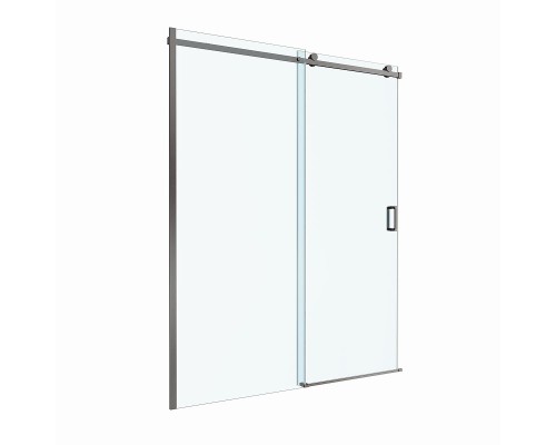 Душевая дверь BelBagno Soft Close-2 160 SOFT_CLOSE-2-BF-1-160-C-GM профиль Оружейная сталь стекло прозрачное