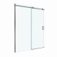 Душевая дверь BelBagno Soft Close-2 160 SOFT_CLOSE-2-BF-1-160-C-GM профиль Оружейная сталь стекло прозрачное