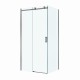 Душевой уголок BelBagno Soft Close-2 100x80 SOFT_CLOSE-2-AH-1-100/80-C-GM профиль Оружейная сталь стекло прозрачное