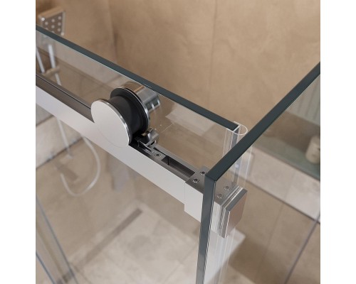 Душевой уголок BelBagno Soft Close-2 180x90 SOFT_CLOSE-2-AH-1-180/90-C-Cr профиль Хром стекло прозрачное