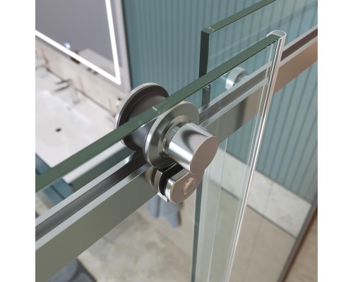 Душевая дверь BelBagno Soft Close-2 100 SOFT_CLOSE-2-BF-1-100-C-Cr профиль Хром стекло прозрачное