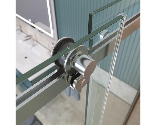 Душевая дверь BelBagno Soft Close-2 130 SOFT_CLOSE-2-BF-1-130-C-Cr профиль Хром стекло прозрачное