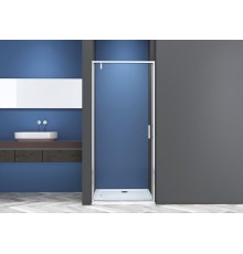 Душевая дверь CeramaLux 90 CL1020-90 профиль цвет Хром стекло прозрачное