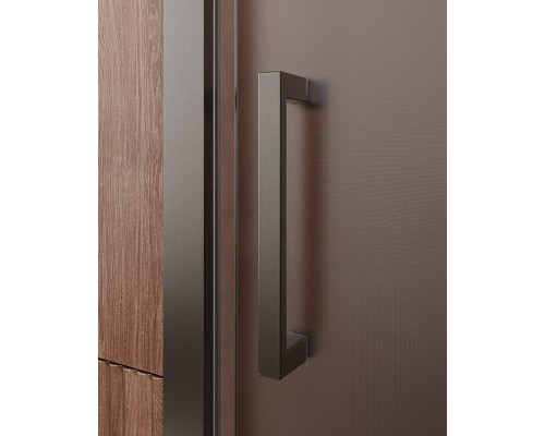 Душевая дверь Cezares Molveno 120 MOLVENO-BF-1-120-P-GM профиль Оружейная сталь стекло рифленое