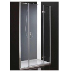 Душевая дверь Cezares BERGAMO-W-B-13-100+60/40-C-Cr-R профиль Хром стекло прозрачное