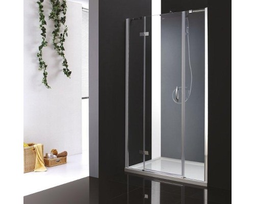 Душевая дверь Cezares BERGAMO-W-B-13-100+60/40-C-Cr-R профиль Хром стекло прозрачное
