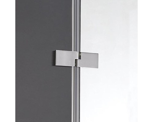 Душевая дверь Cezares BERGAMO-W-B-13-100+60/40-C-Cr-R профиль Хром стекло прозрачное