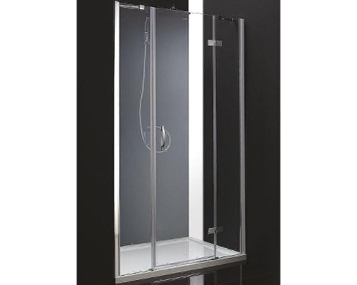 Душевая дверь Cezares Bergamo 205 R BERGAMO-W-B-13-90+60/60-C-Cr-R профиль Хром стекло прозрачное