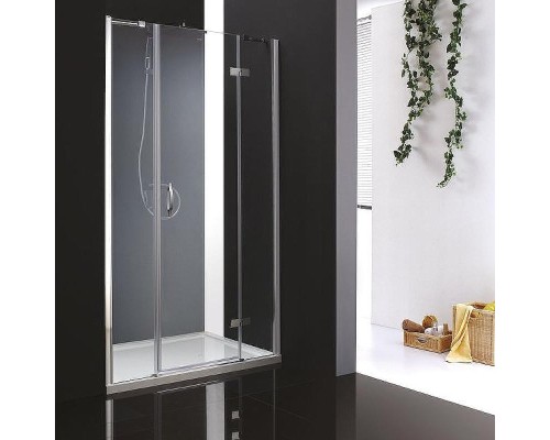 Душевая дверь Cezares Bergamo 215 R BERGAMO-W-B-13-100+60/60-C-Cr-R профиль Хром стекло прозрачное