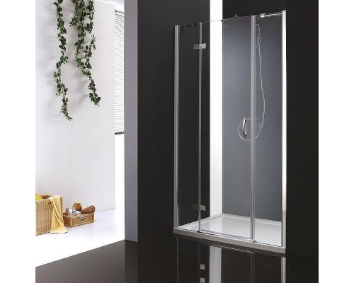 Душевая дверь Cezares Bergamo 215 L BERGAMO-W-B-13-100+60/60-C-Cr-L профиль Хром стекло прозрачное