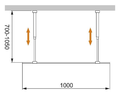 Душевая перегородка Cezares Liberta 100 LIBERTA-L-2-100-GR-Cr профиль Хром стекло серое