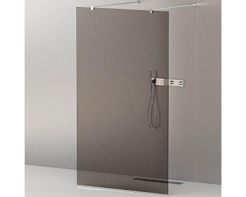 Душевая перегородка Cezares Liberta 100 LIBERTA-L-2-100-120-GR-Cr профиль Хром стекло серое