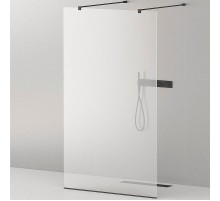 Душевая перегородка Cezares Liberta 140 LIBERTA-L-2-140-120-C-NERO профиль Черный матовый стекло прозрачное